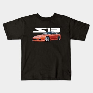 S13 240SX ORANGE Kids T-Shirt